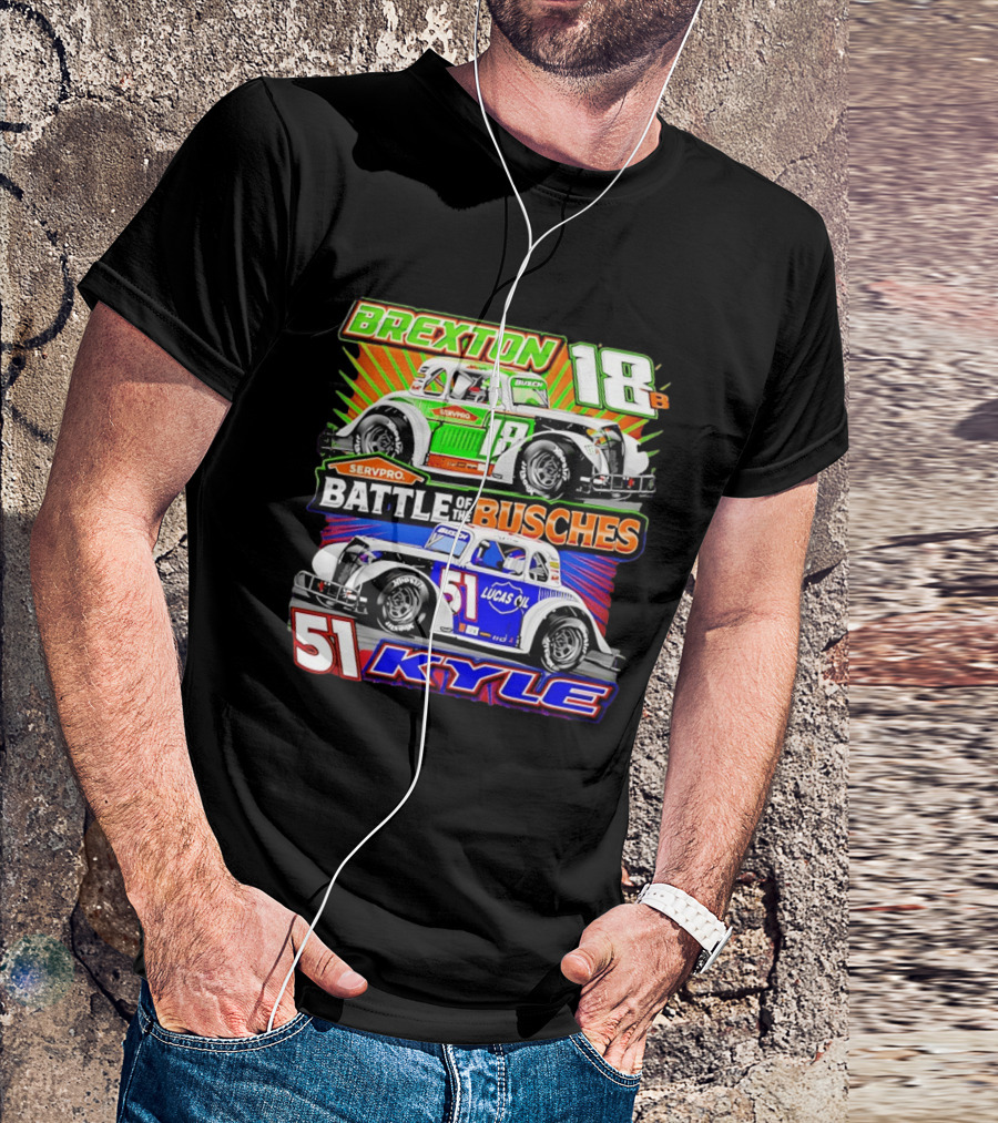 Brexton 18B SERVPRO Battle Of The Busches 51 Kyle Lucas Oil T-Shirt