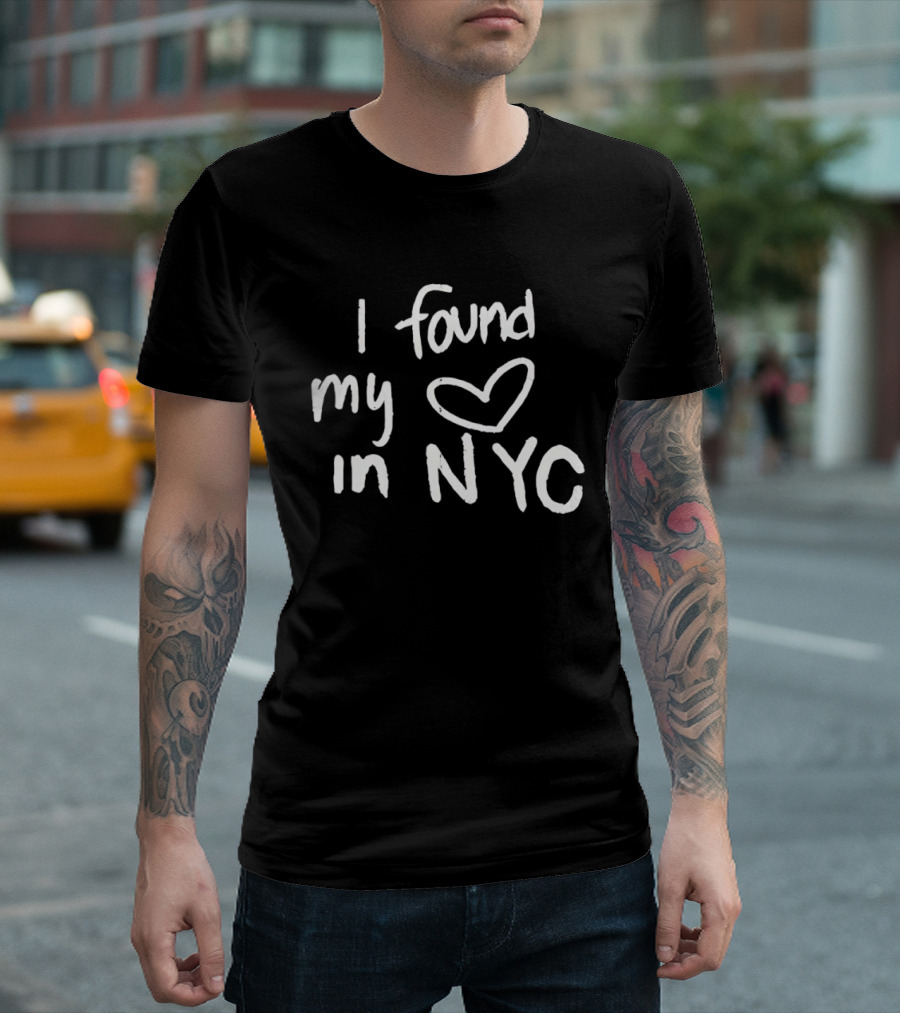 I Found My Love Heart NYC T-Shirt
