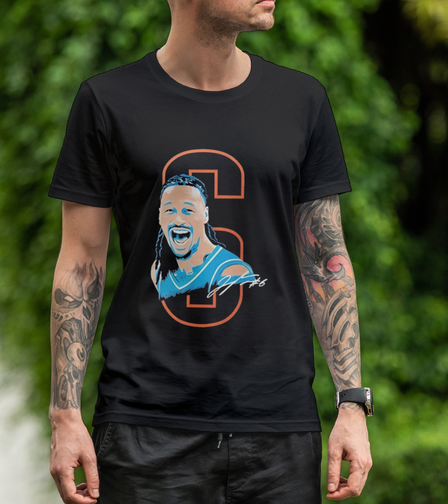 Jaylin Williams Number 6 Oklahoma City Thunder Basketball Signature T-Shirt