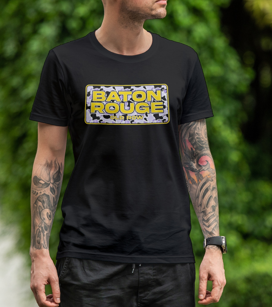 LSU Tigers Baton Rouge Old Row Camouflage T-Shirt