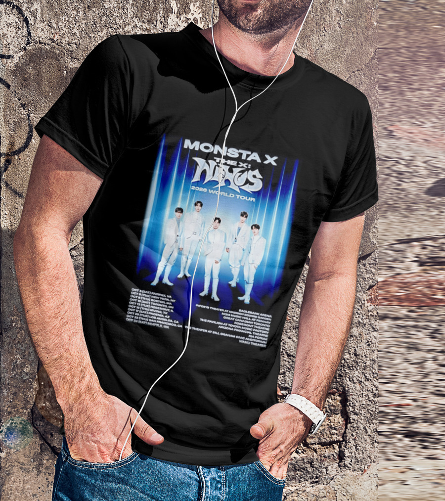 Monsta X The X Nexus 2026 World Tour Dates And Venues T-Shirt
