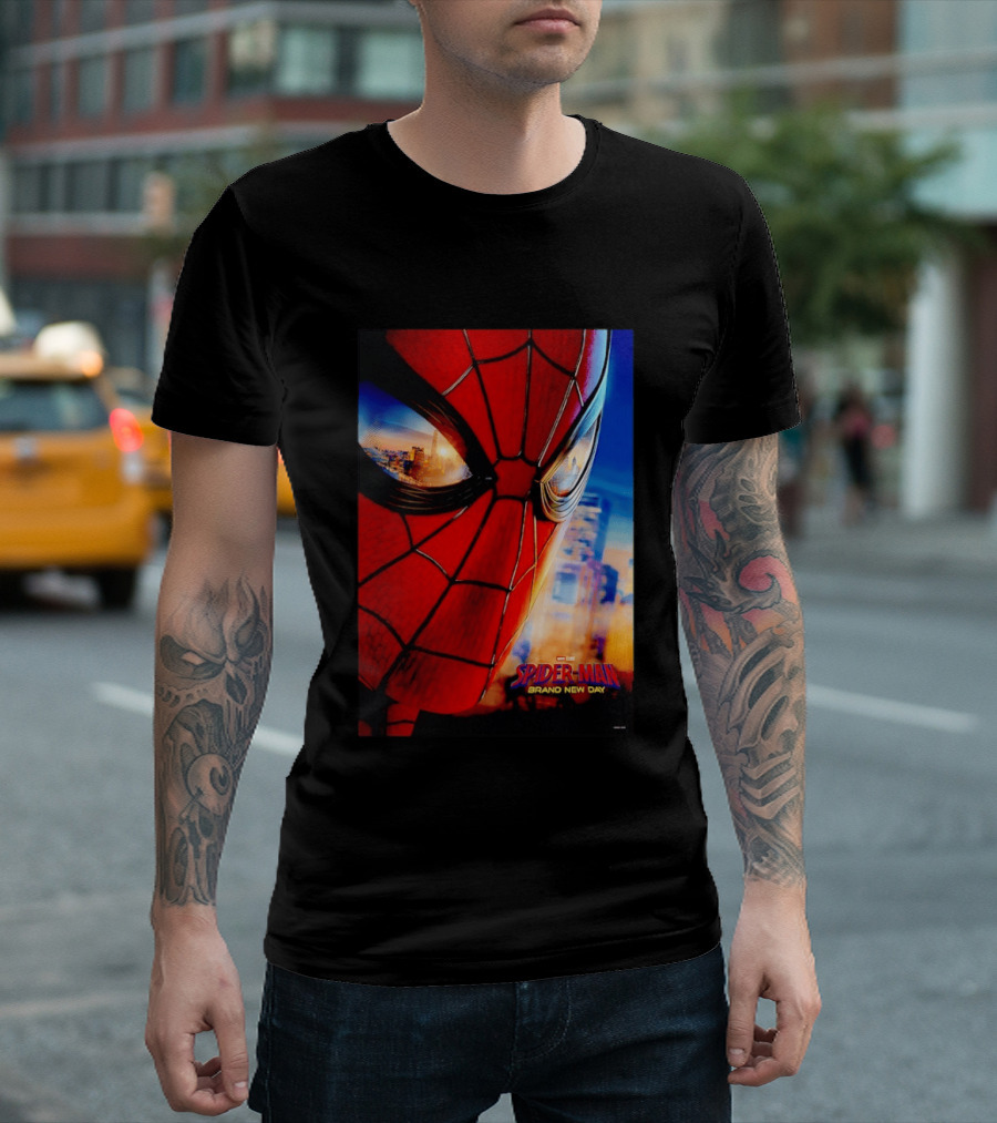 Spider Man Marvel Brand New Day Mask Studios T-Shirt