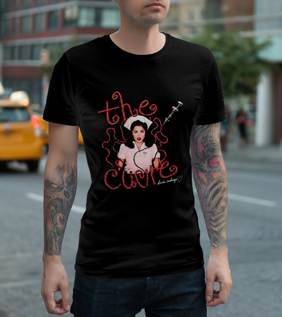 The Cure Mirian Damage Nurse Syringe Gothic Rock Vivian Santiago T-Shirt