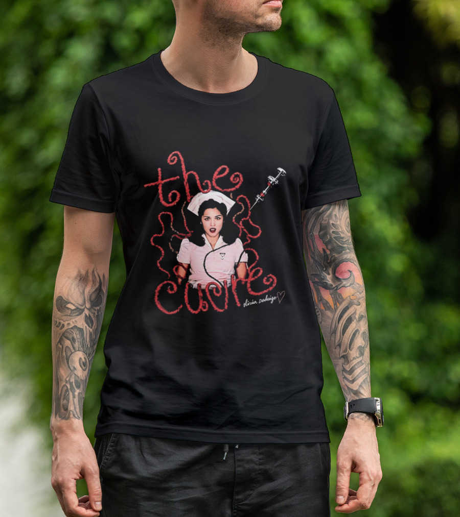 The Cure Mirian Damage Nurse Syringe Gothic Rock Vivian Santiago T-Shirt