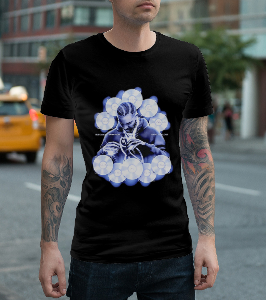 Drake Diamond Certifications Music Awards Owl T-Shirt
