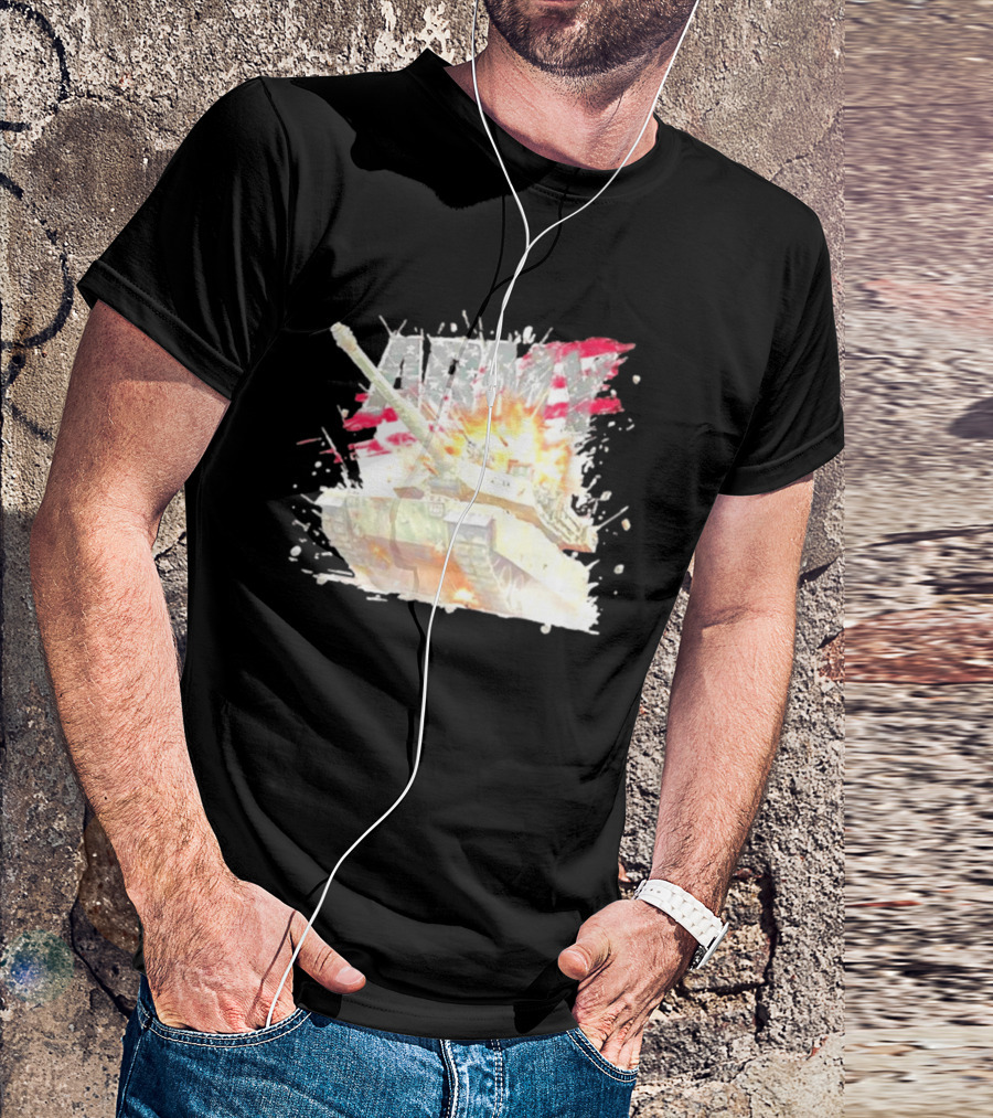 America Army M1 Abrams Tank Explosion T-Shirt