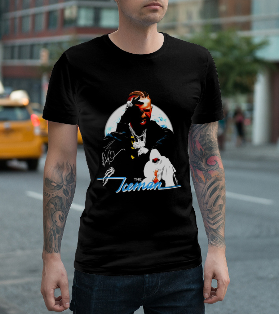 Drake The Iceman Autographed 2026 Design By Cesar T-Shirt