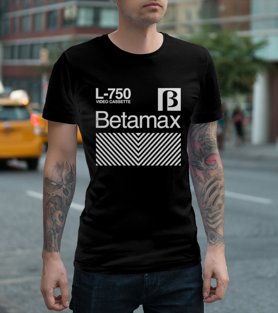 Betamax L 750 Video Cassette T-Shirt