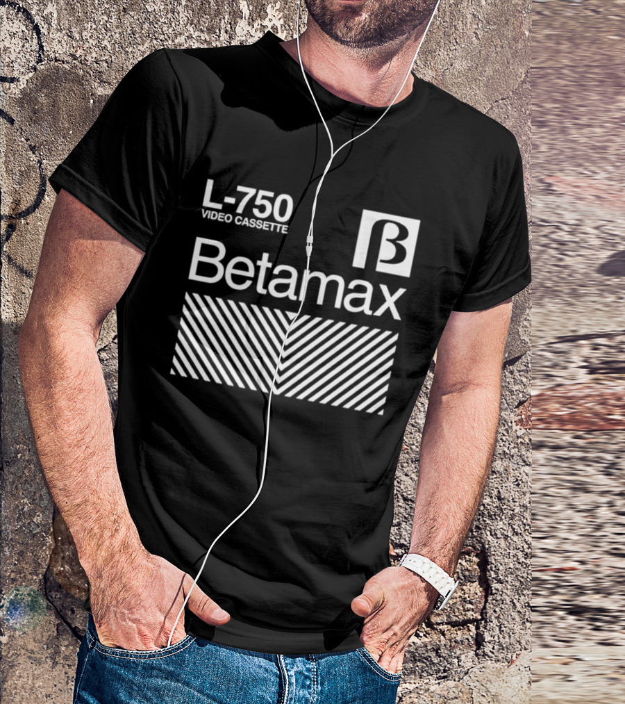 Betamax L 750 Video Cassette T-Shirt