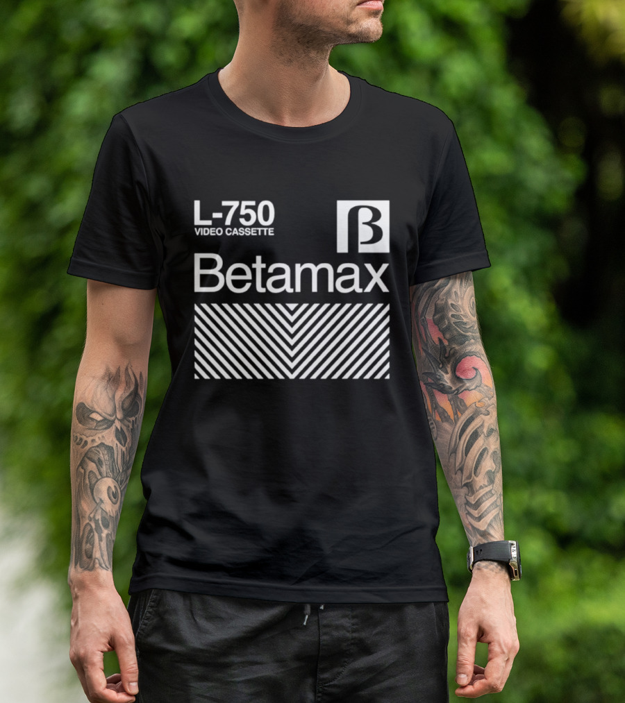 Betamax L 750 Video Cassette T-Shirt