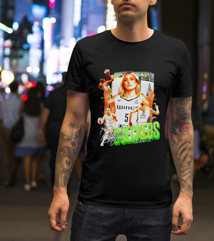 Paige Bueckers Dallas Wings Number 5 Basketball Star T-Shirt