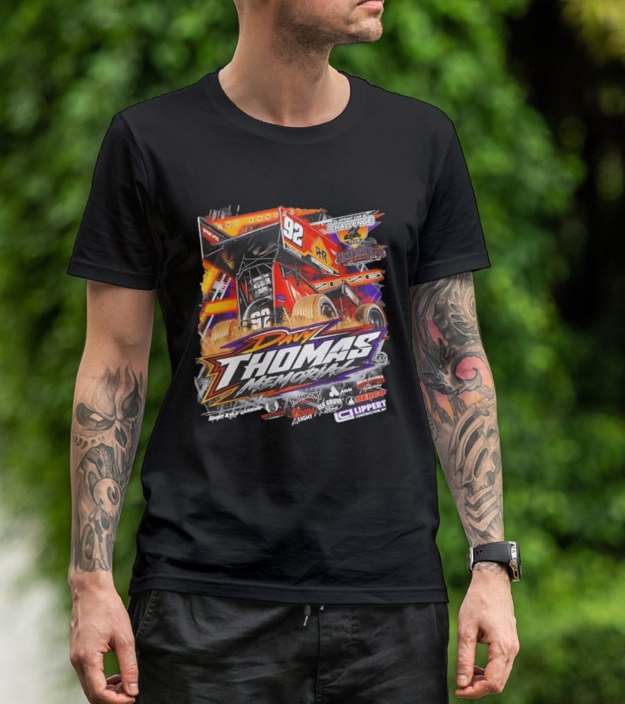 2nd Annual Davy Thomas Memorial 92 Sprint Car Placerville Speedway Challenge Tour 2020 T-Shirt