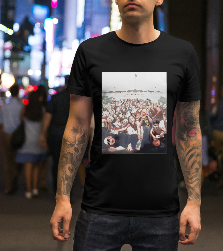Knicks Nation Forever With Gathering Of Celebratory Fans And Players T-Shirt
