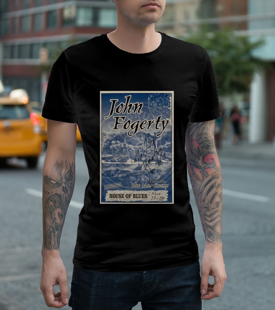 John Fogerty Blue Moon Swamp Tour House Of Blues May 27 28 2026 T-Shirt