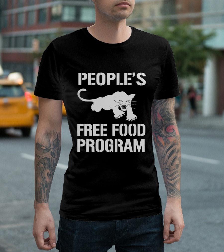 People's Free Food Program Panther T-Shirt