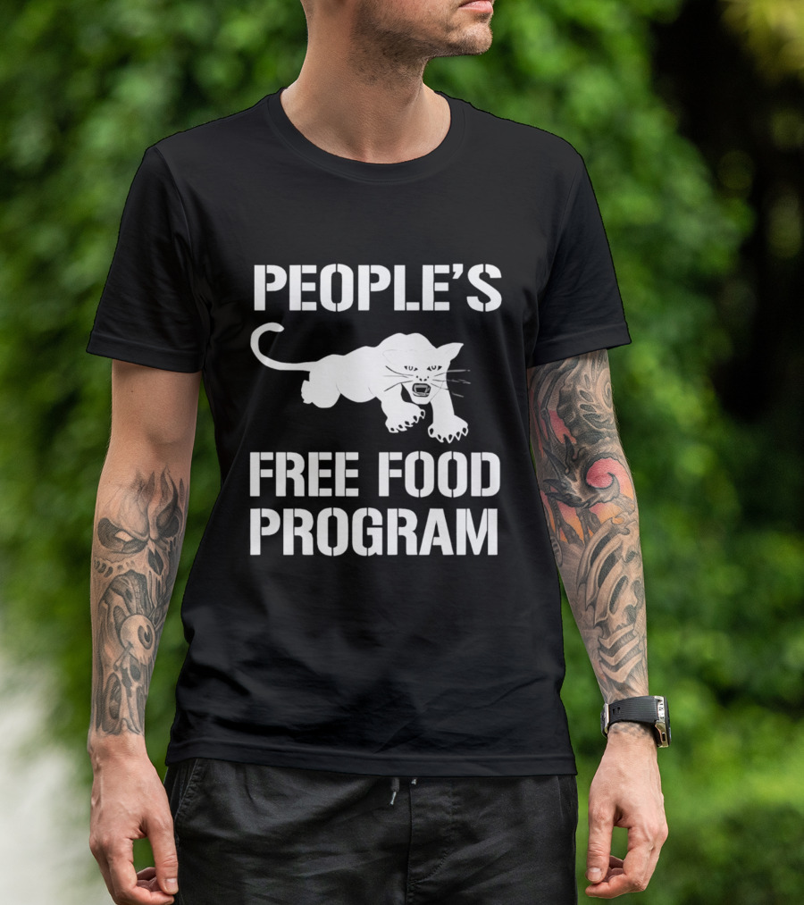 People's Free Food Program Panther T-Shirt