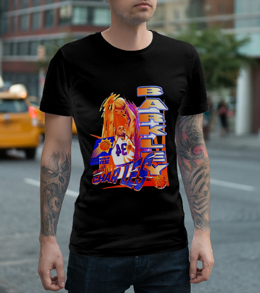Phoenix Suns Barkley 34 Sir Charles NBA Legends T-Shirt