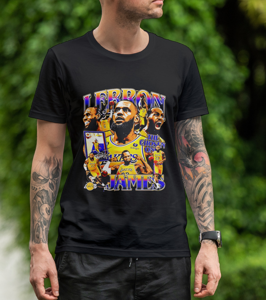 LeBron James Los Angeles Lakers The Chosen One 23 6 T-Shirt