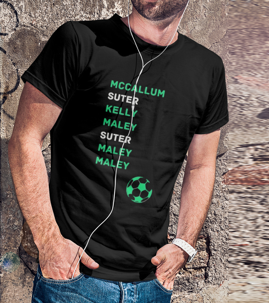 McCallum Suter Kelly Maley Football Soccer Ball T-Shirt