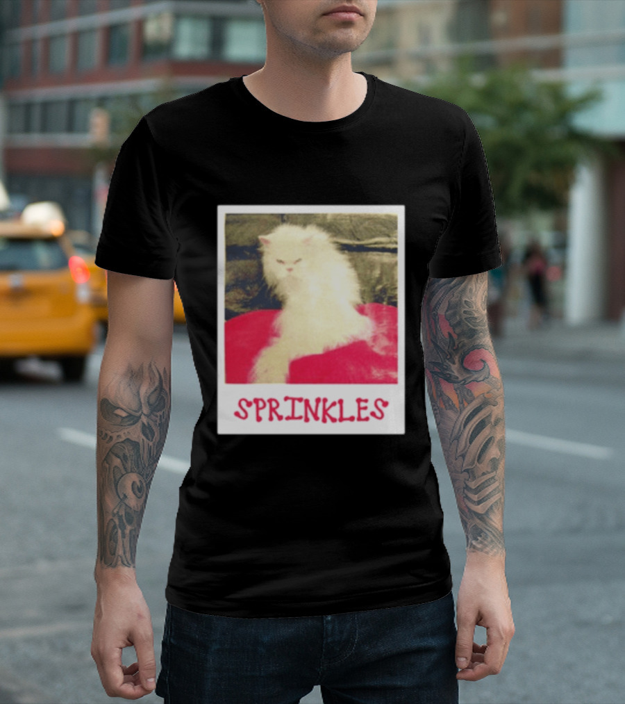 Sprinkles Polaroid Cat T-Shirt