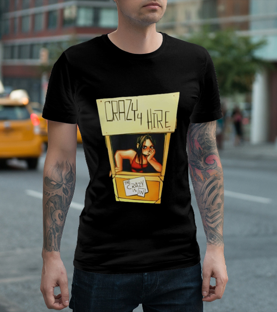 Nemi Montoya Crazy 4 Hire Comic Strip The Crazy Is T-Shirt
