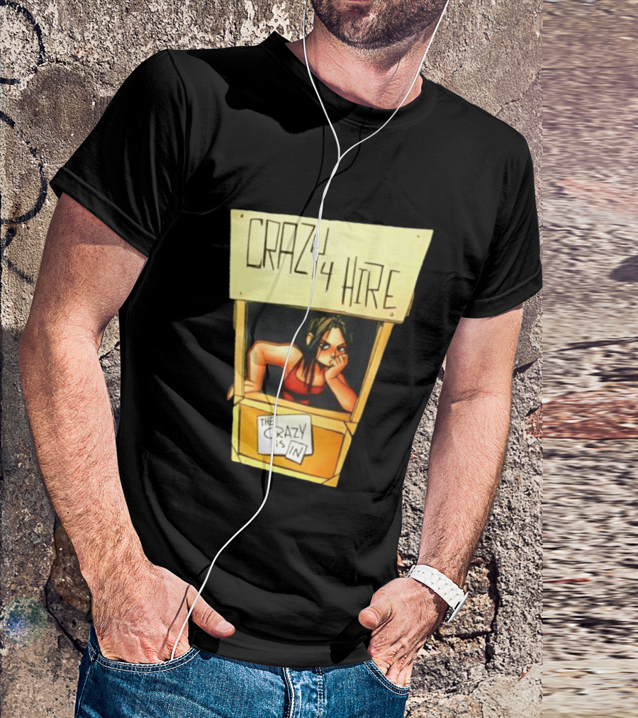 Nemi Montoya Crazy 4 Hire Comic Strip The Crazy Is T-Shirt