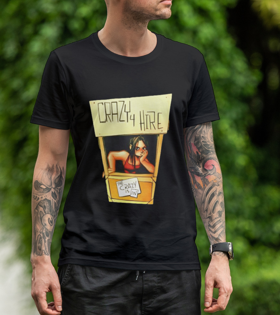 Nemi Montoya Crazy 4 Hire Comic Strip The Crazy Is T-Shirt