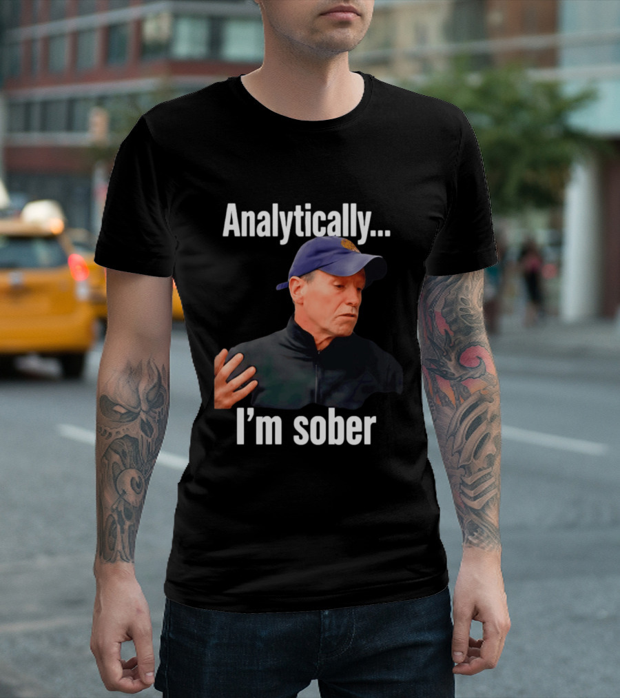 New York Knicks Analytically I'm Sober T-Shirt