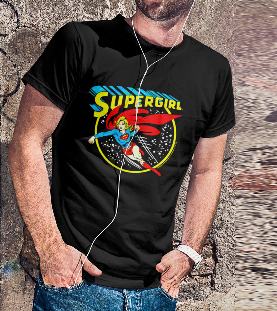 Supergirl Truth Justice Whatever Cartoon Superhero Flying Adventure T-Shirt