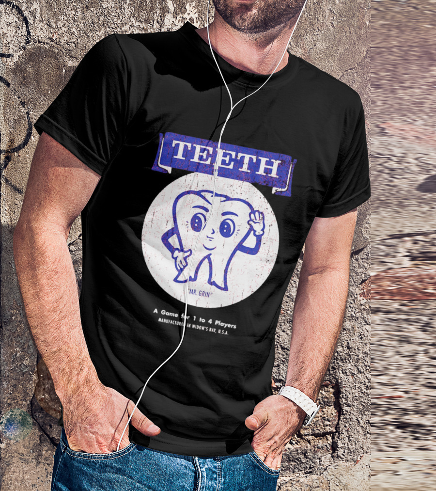 TEETH Mr. Grin Game For 1 To 4 Player T-Shirt