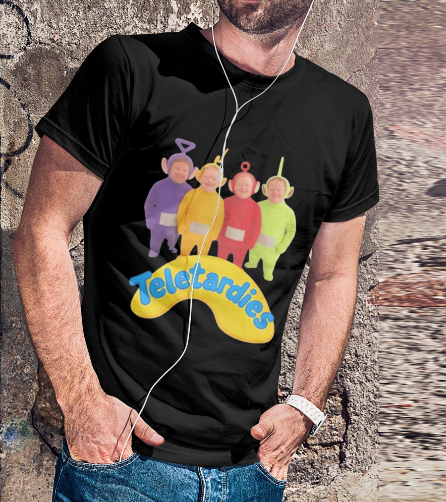 Teletardies Costume Characters Parody With Four T-Shirt