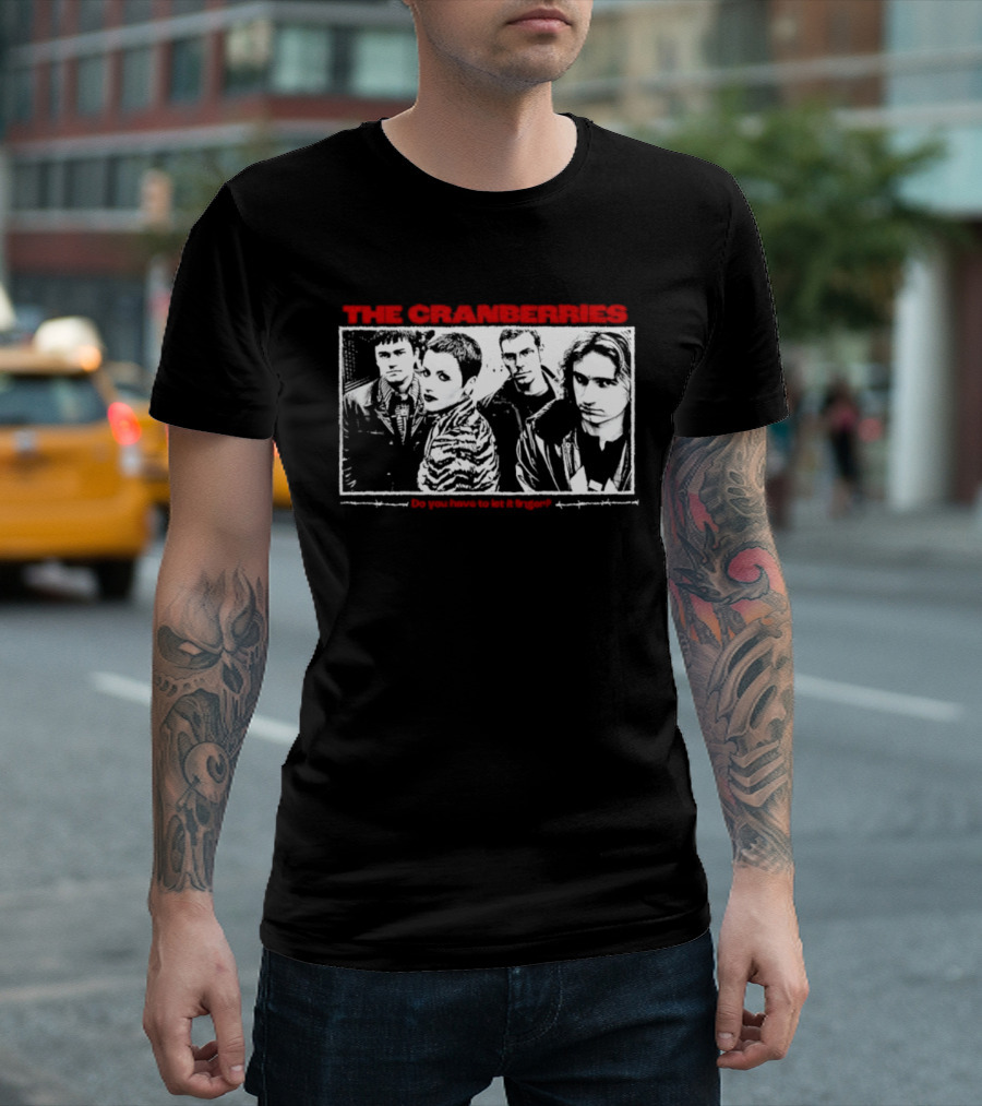 The Cranberries Do You Have To Let It Linger Retro Band Photo T-Shirt
