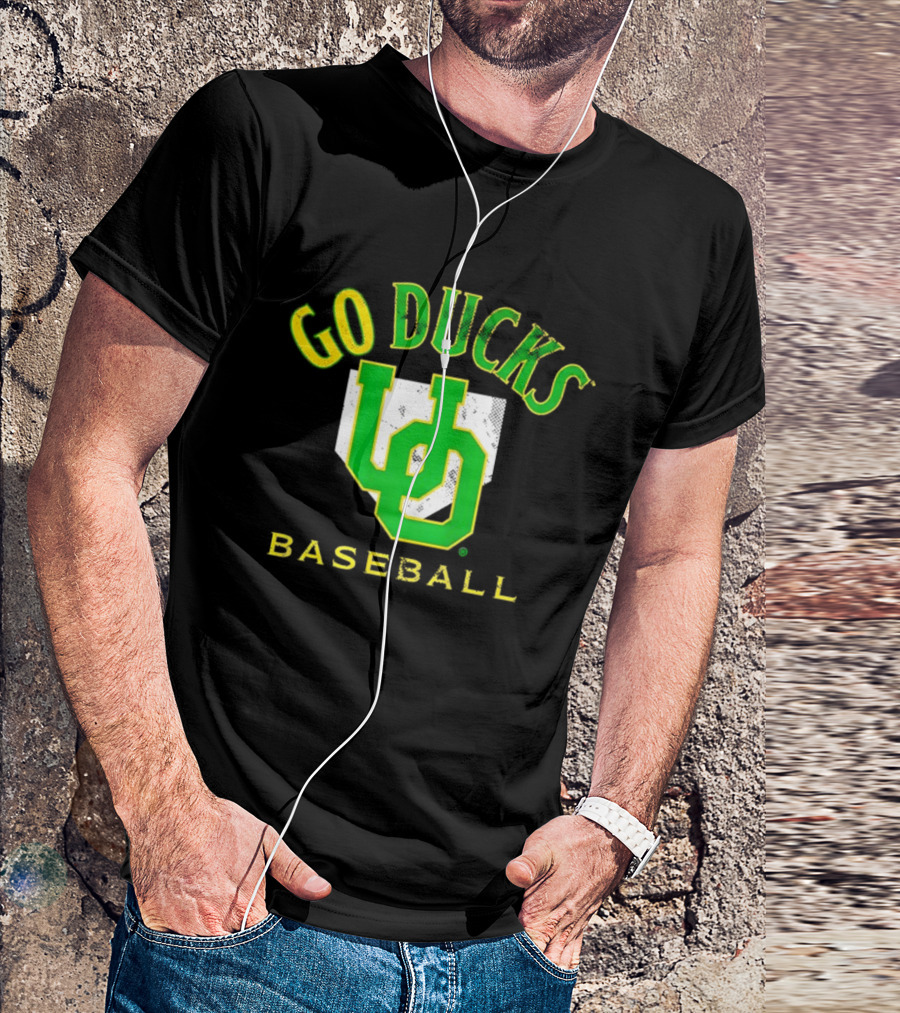 Go Ducks UO Oregon Baseball T-Shirt