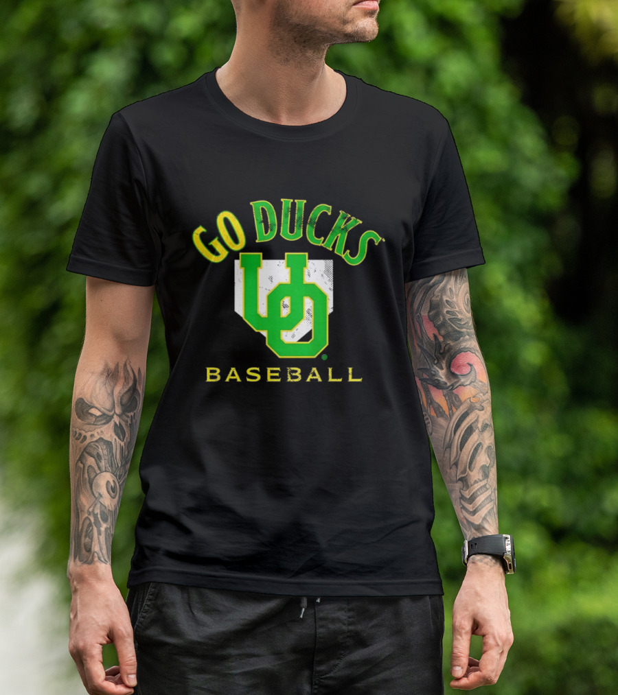 Go Ducks UO Oregon Baseball T-Shirt