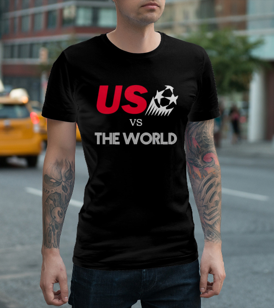 USA Vs The World Soccer 2026 Championship Matchup Fan Collection T-Shirt