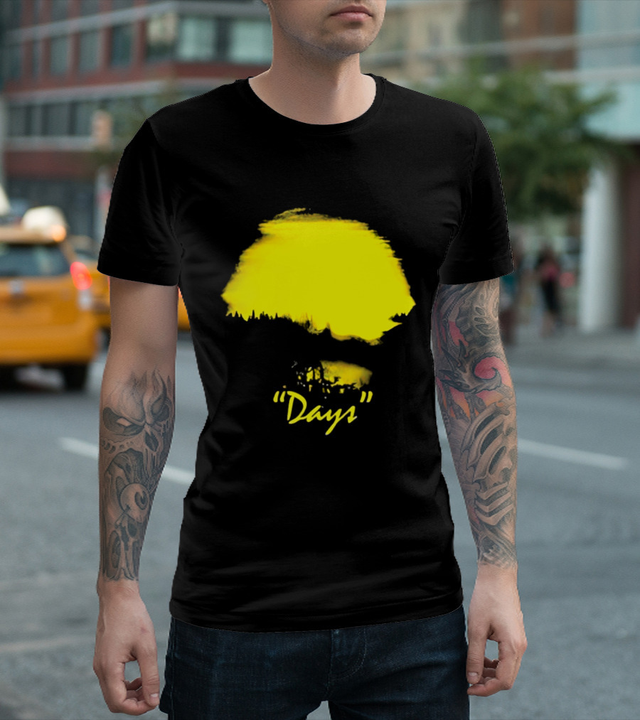 Welcome To Yellow "Days" Bright Sunshine Paintstroke T-Shirt