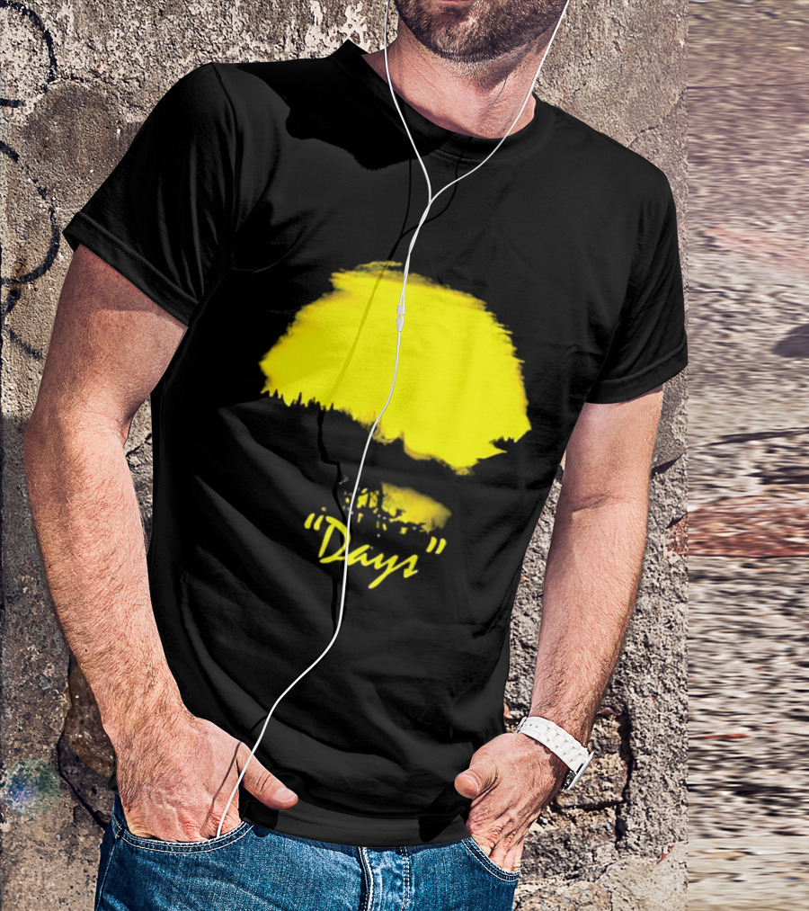 Welcome To Yellow "Days" Bright Sunshine Paintstroke T-Shirt