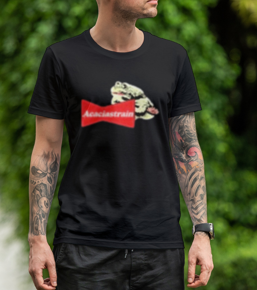 You Are Safe From God Here Acacia Strain Bud Frog T-Shirt