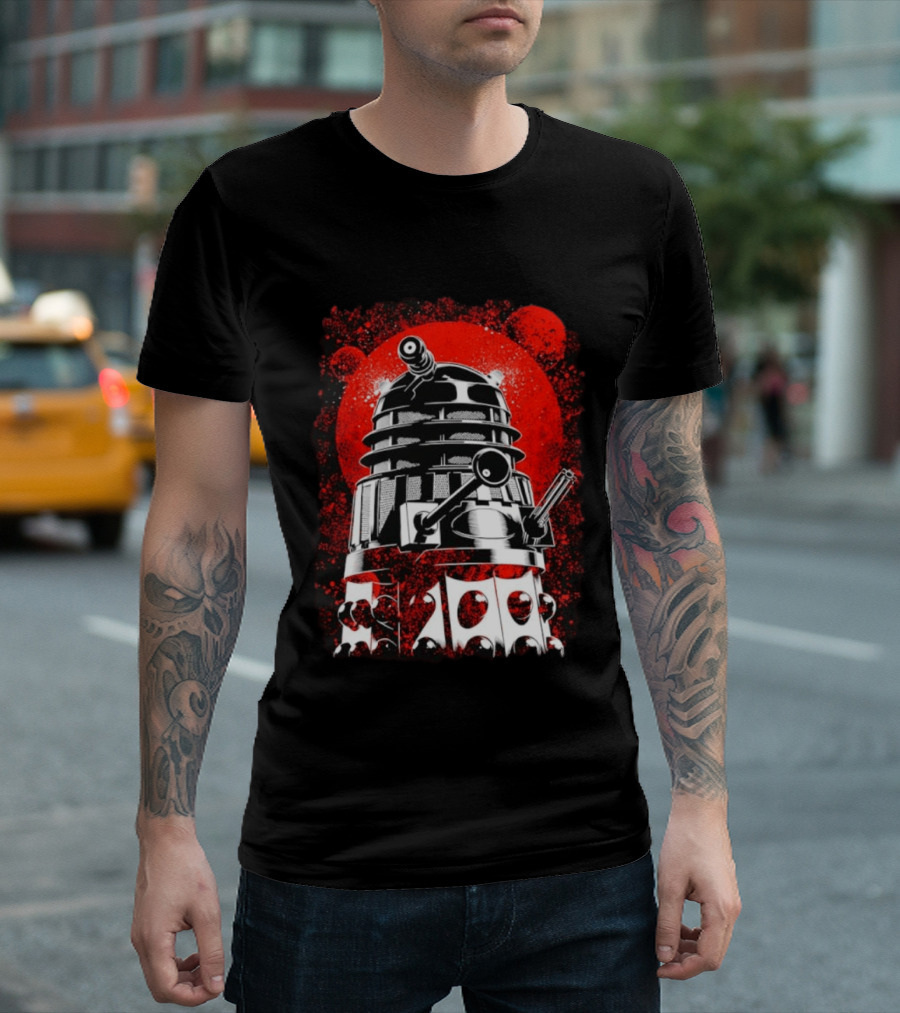 Dalek Doctor Who Science Fiction Alien Robot Villain TV Series Enemies T-Shirt
