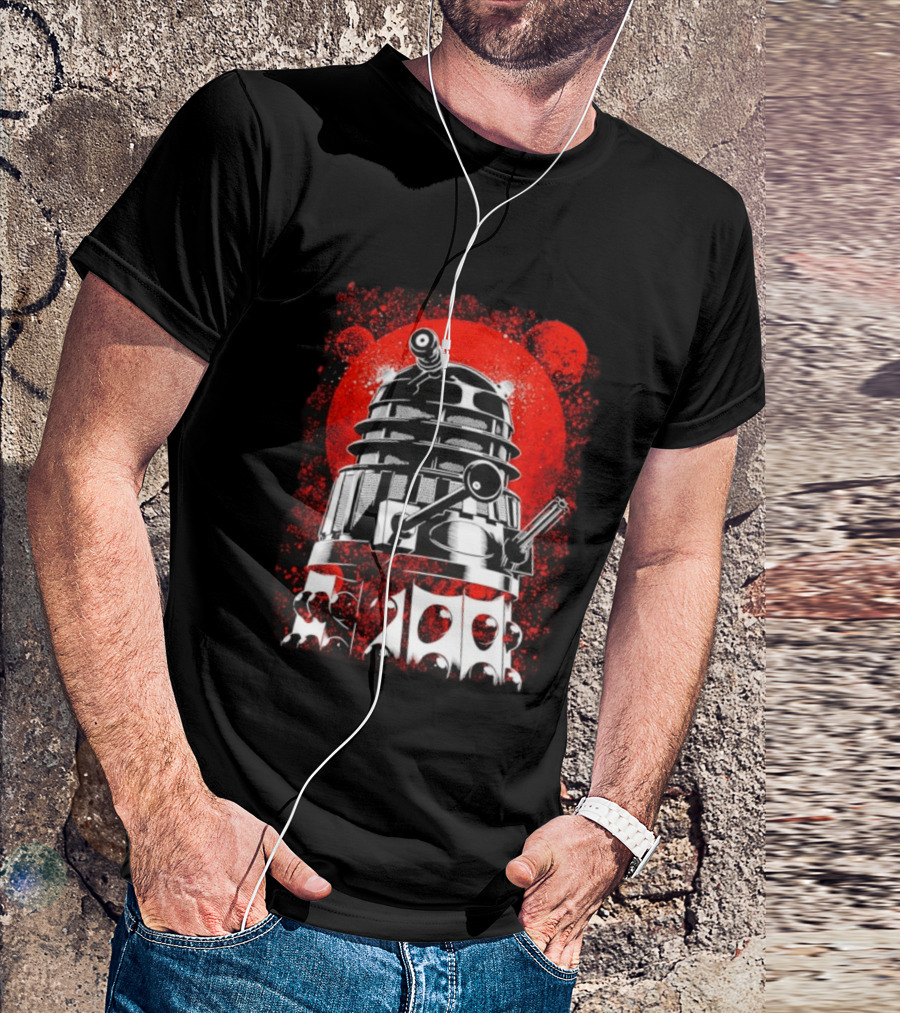 Dalek Doctor Who Science Fiction Alien Robot Villain TV Series Enemies T-Shirt