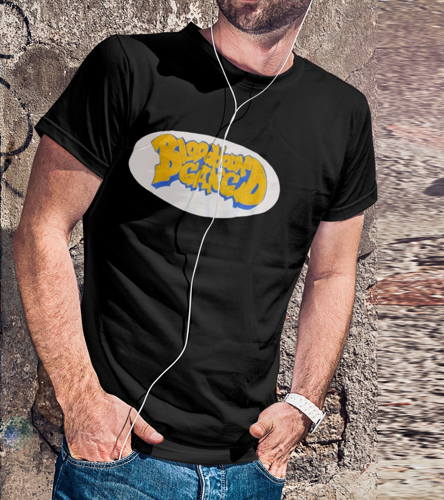 Bloodhound Gang Bold Yellow And Blue T-Shirt