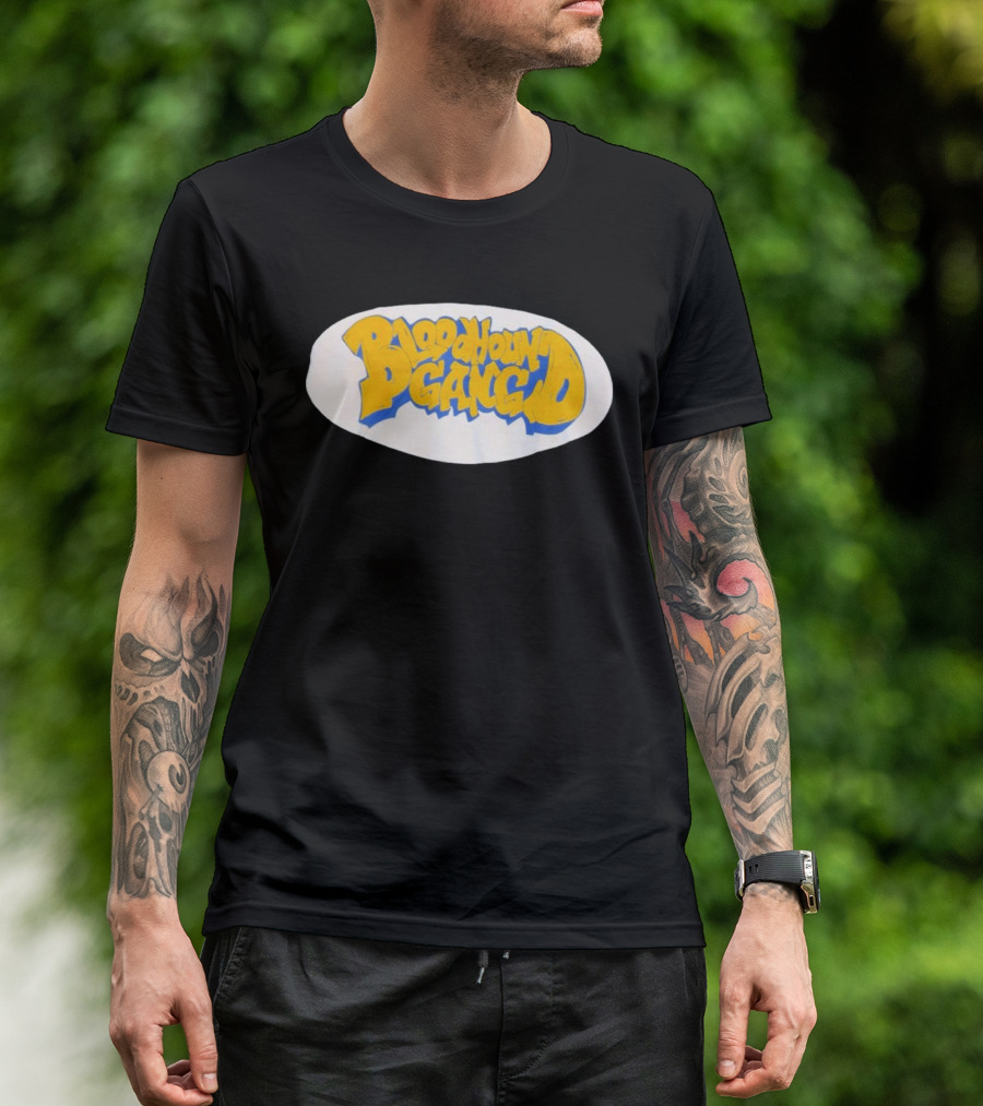 Bloodhound Gang Bold Yellow And Blue T-Shirt
