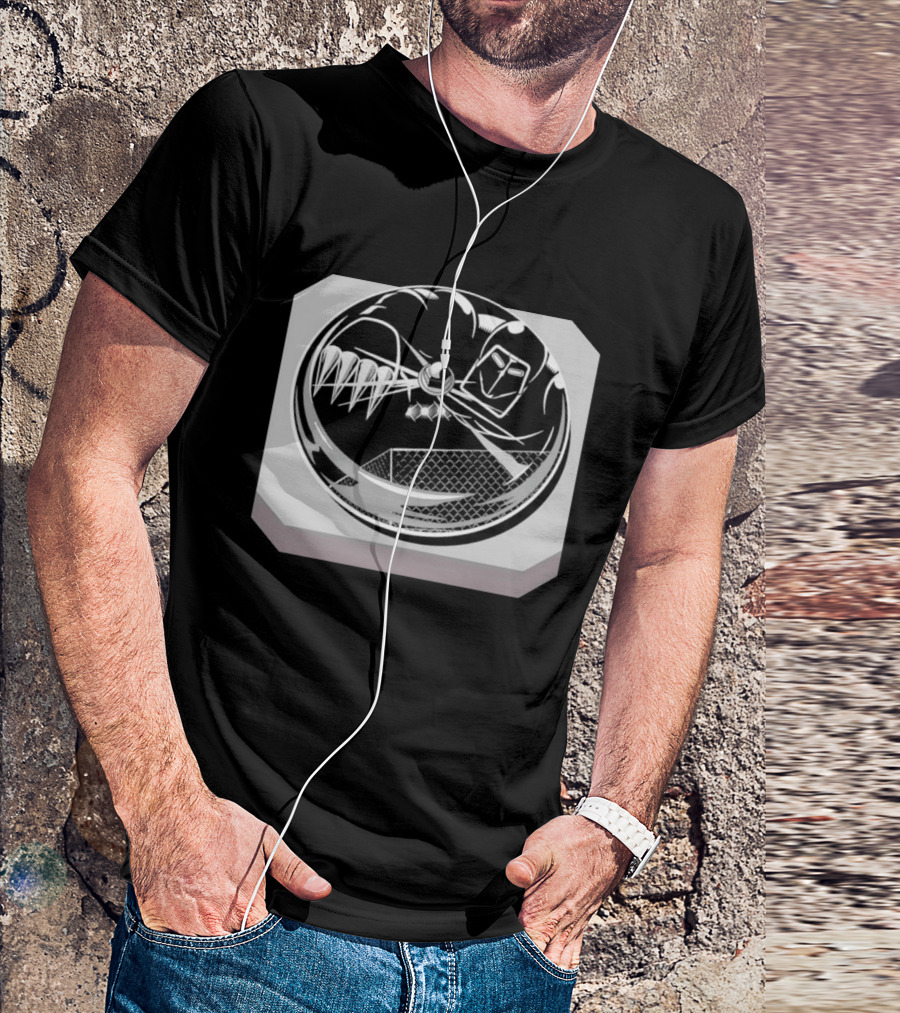 Goal Warrior Helmet Mask Soccer Parachutes Arena Bolts T-Shirt