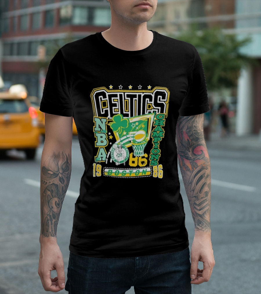 Celtics NBA Champions 1986 Boston '47 Collection T-Shirt