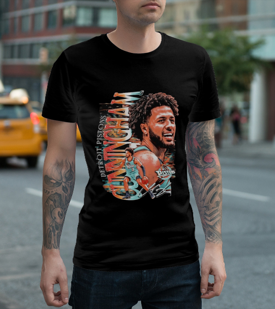 Cade Cunningham Detroit Pistons CUNNINGHAM Pistons T-Shirt