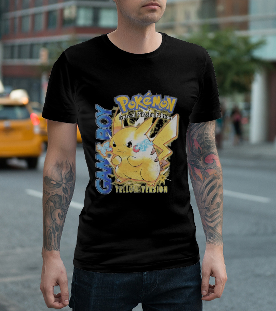 Game Boy Pokémon Special Pikachu Edition Yellow Version T-Shirt