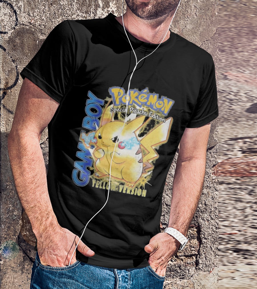 Game Boy Pokémon Special Pikachu Edition Yellow Version T-Shirt