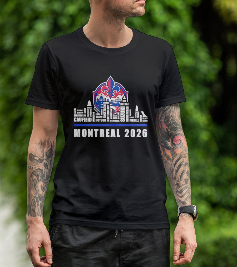 Caufield Suzuki Slafkovsky Montreal 2026 NHL Laine Struble Demidov Guhle T-Shirt