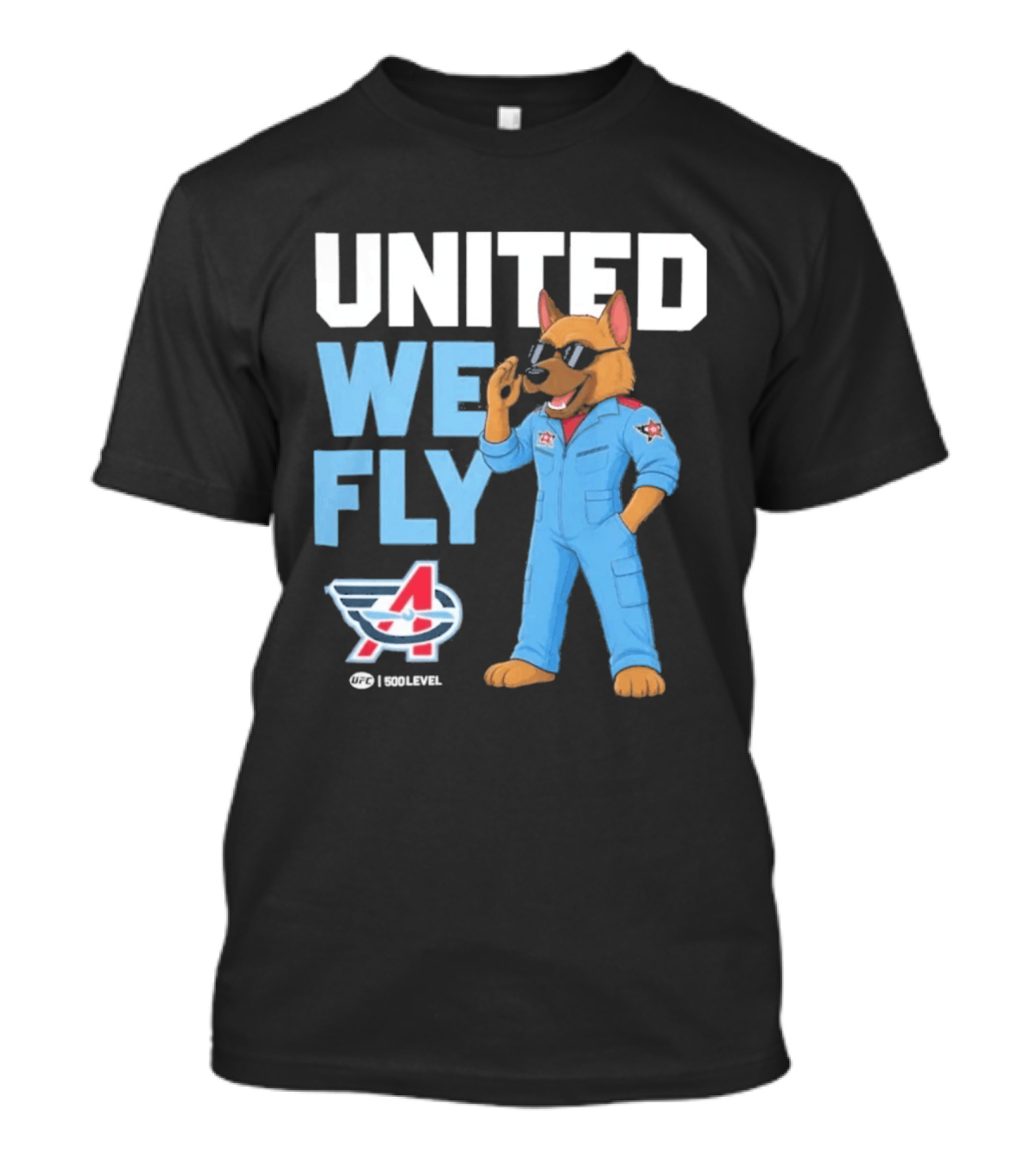United We Fly Columbus Aviators UFL Maverick Navy T-Shirt