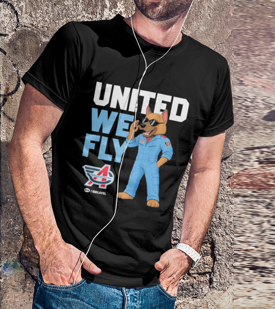 United We Fly Columbus Aviators UFL Maverick Navy T-Shirt